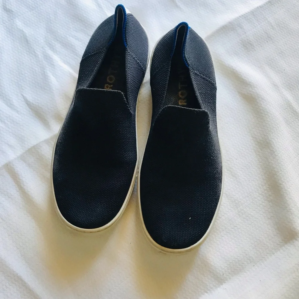 Rothy’s navy blue and Blue Slip-On Shoes